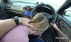 Подруга сосет мне в пробке