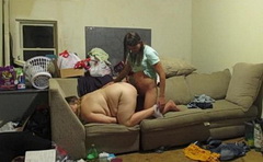 Хипстер порит толстуху на блэкхате