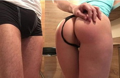 Обкончал круглую попочку замужней соседки