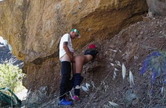 Сами установили камеру, чтобы заснять наш секс в горах